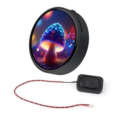 Imagem de Waveshare ESP32-S3 1,75 polegadas AMOLED Round Touch Display Development Board (com caso, sem GPS), 32 bits LX7 2-Core Processor, 466 x 466, QSPI Interface, dupla digital Microphones Array, ESP32 with