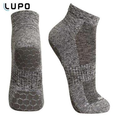 Imagem de Meia antiderrapante Pilates Lupo - REF. 3310, Cinza, 41 a 44