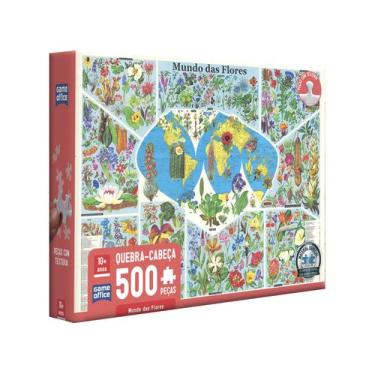 Imagem de Quebra-cabeça 500 Peças Mundo das Flores  - Toyster