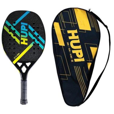 Imagem de Raquete Beach Tennis HUPI Doha Carbon 3K com Bolsa-Unissex