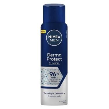 Imagem de Desodorante Antitranspirante Aerosol Masculino Nívea Derma Protect Clinical 150ml-Unissex