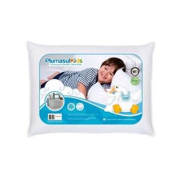 Imagem de Travesseiro Plumas de Ganso Plumasul 233 Fios 30 x 40 cm - Branco Branco