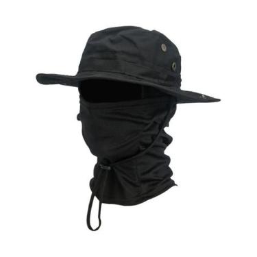 Imagem de Chapéu De Pesca Dobrável Com Proteção Solar Musion Boonie Balaclava Re