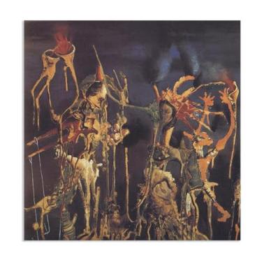 Imagem de Muro888 Remedios Varo Pinturas Vegetais Fantoches Remedios Varo Pôster de Parede Surrealismo Arte em Tela para Sala de Estar Escritório Decoração de Parede Presente Pronto para Pendurar 30 x 30 cm (12