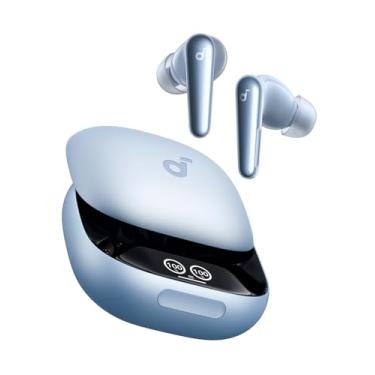 Imagem de soundcore Liberty 4 Pro da Anker, Fone de Ouvido Bluetooth 5.3, Adaptativo ANC 7 Sensores, Carregamento Rápido 2X, Som Hi-Fi Studio, 6 Mics+ IA para Chamadas em Qualquer Ambiente, TWS sem fio, Azul