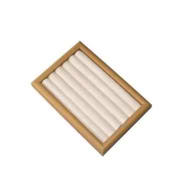 Imagem de Suporte de exibição de joias, bandeja de anel, ornamentos de anel de dedo, bandeja de armazenamento doméstico, pulseira, brincos, suporte de exibição, organizador de joias (pequeno)