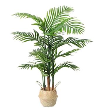 Imagem de SLGGPJBU Plantas falsas planta artificial planta artificial simulação planta decoração planta verde falso vaso ornamentos sala de estar árvore artificial chão bonsai plantas artificiais interior fora