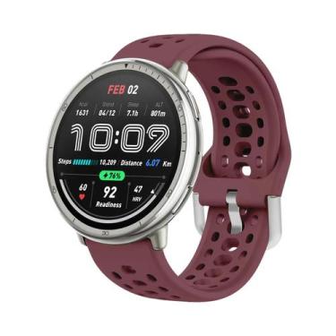 Imagem de Pulseira De Silicone Original Amazfit Active 2 GTS 4 3 Mini Bip 3 Resp