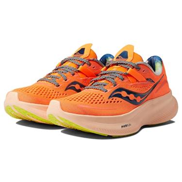 Imagem de Saucony Tênis de corrida feminino Ride 15, História da fogueira, 40