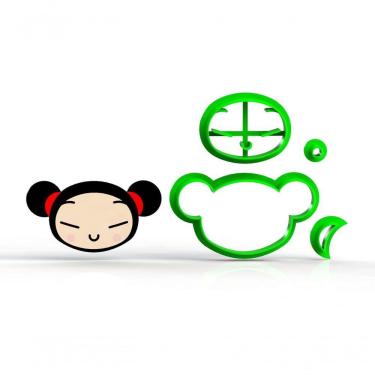 Imagem de Cortador Pucca Rosto Tamanho 5 Cm