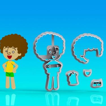 Imagem de Cortador Mundo Bita Dan Modular Tamanho 7cm