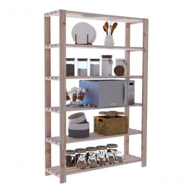 Imagem de Estante Madeira Pinus Para Sala