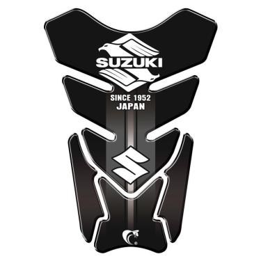 Imagem de Protetor De Tanque Adesivo Moto Suzuki Preto Preto