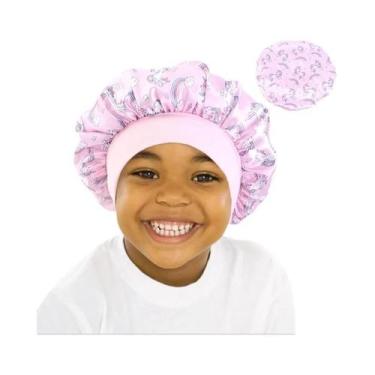 Imagem de Touca De Cetim Ajustável Para Bebês E Crianças, Boné Sedoso Para Cabel