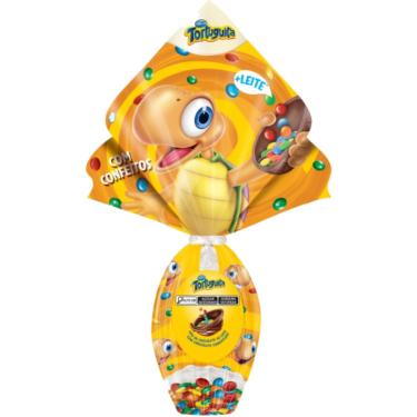 Imagem de Ovo de Páscoa Arcor Tortuguita Chocolate ao Leite 120g com Confeitos
