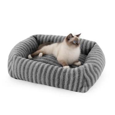 Imagem de Cama Ortopédica MIXJOY para Perro y Gato Pequeño 51x48x15 cm Gris