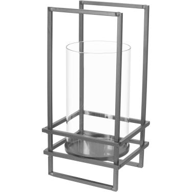 Imagem de CASTIÇAL HOME&CO METAL 32x16x14cm PRETO