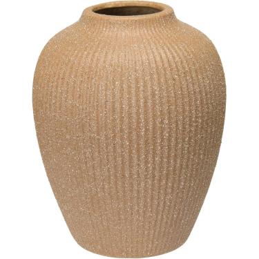 Imagem de VASO DECORATIVO ENFEITE CASA HOME&CO CERÂMICA 20x16x16cm BEGE
