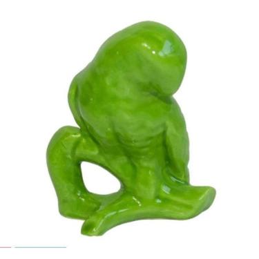 Imagem de Porta Guardanapo Pássaro Verde Em Faiança Luiz Salvador