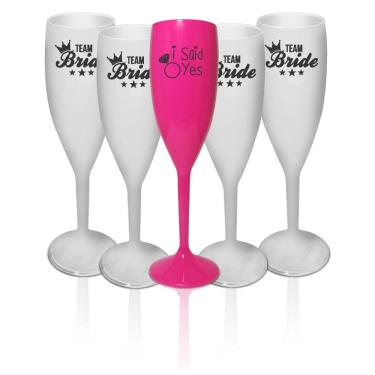 Imagem de Taça Champagne para Despedida de Solteira - 11 Peças - 170ml