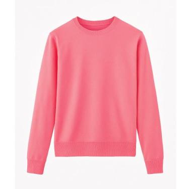 Imagem de Blusa Feminina Suéter Tricot Facinelli By Mooncity, Rosa 651221, P