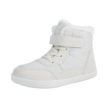 Imagem de Botas De Neve Infantis Minimalistas Com Bico Largo Para Meninos E Meni