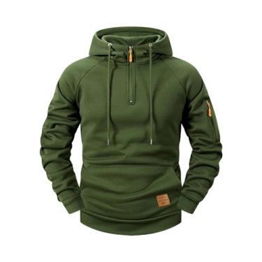 Imagem de Moletom Masculino De Outono Inverno Casual Esportivo Retrô Harajuku Co