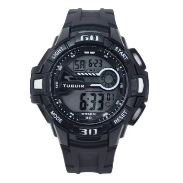 Imagem de Relógio Masculino Tuguir Digital TG30463 Preto e Branco