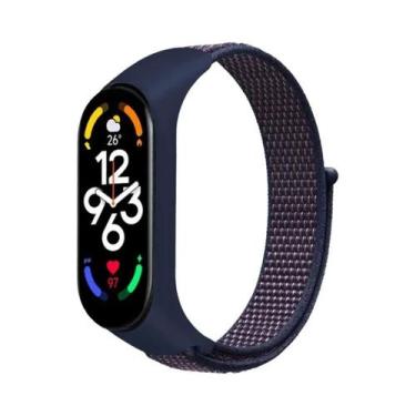 Imagem de Pulseira De Nylon Sport Loop Para Xiaomi Mi Band 7 6 5 4 3 - Substitui