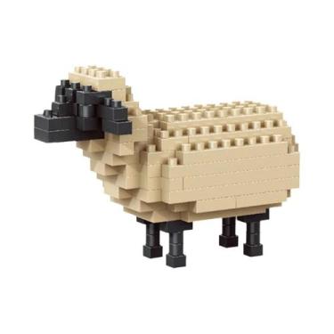 Imagem de Brinquedo De Blocos De Construção Micro Mini, Alpacas, Cervos, Girafas