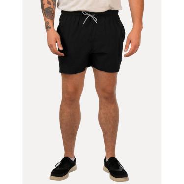 Imagem de Short Reserva Masculino D'Água Beachwear Liso Basico Lateral Preto-Masculino