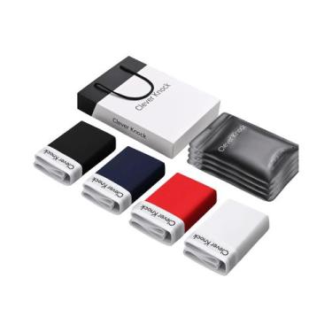 Imagem de Cuecas Boxer De Algodão Sexy Masculinas 4 Peças Lingerie Masculina Hom