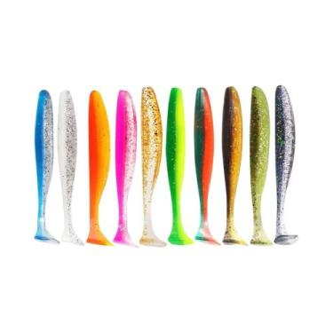 Imagem de Isca Artificial Macia Com Cauda Em T, Jig Head De Metal, Anzol Para Mi