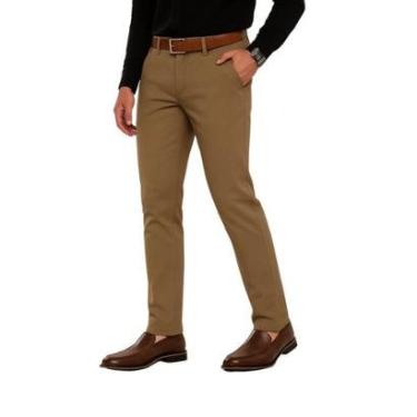 Imagem de Calça Esporte Fino Masculina Alfaiataria Slim Sarja Com Elastano Medson -Masculino