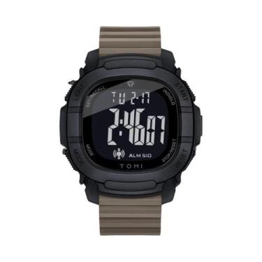 Imagem de Relógio Digital Esportivo Casual Masculino TOMI Com Embalagem Em Caixa