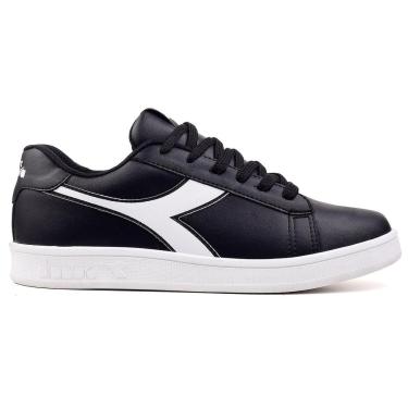 Imagem de Tênis Casual Diadora Lifestyle Centrale Preto e Branco Preto/Branco 44 Diadora-Masculino