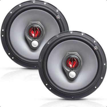 Imagem de Kit 2 Auto Alto Falantes 6 Polegadas Som Carro Par Triaxial Para Porta