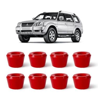Imagem de Kit Buchas Amortecedor Traseiro Pajero Sport 2003 a 2012 - Borfix