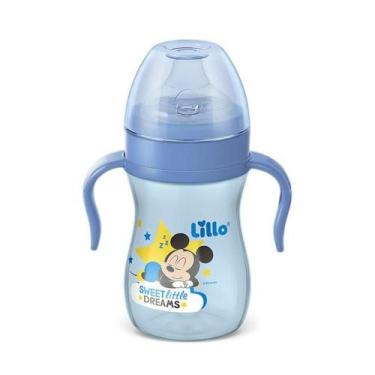 Imagem de Copo Aprendizado com alça Evolution, Disney Azul Mickey Mouse 240ml - 