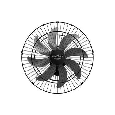 Imagem de Ventilador de Parede Britânia 60cm 8 Pás Turbo BVT675