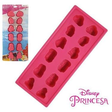 Imagem de Forma De Gelo Com 12 Cavidades Princesas De Silicone 26x11x3cm - ETIHO