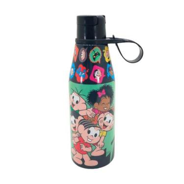 Imagem de Garrafa Infantil de Plástico  Com Tampa Abre Fácil 530ml Plasútil, Tur