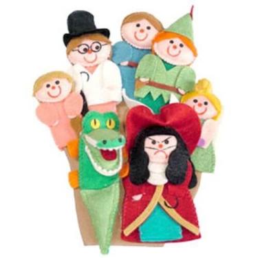 Imagem de Kit de Dedoches em Feltro - Peter Pan - Hannickel