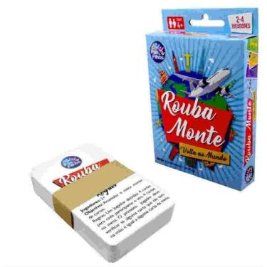 Imagem de Rouba Monte Volta Ao Mundo Jogo De Cartas Infantil Divertido - Pais e 