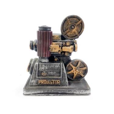 Imagem de Cofre decorativo em resina retoprojetor vintage - BAMBUMANIA