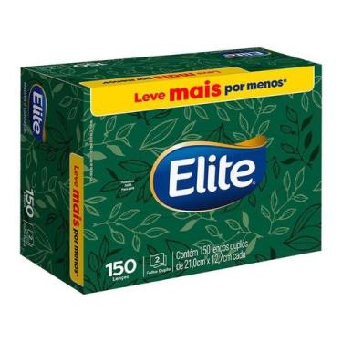 Imagem de Lenços de Papel Elite Softy's Suavidade Dupla 150 Unidades