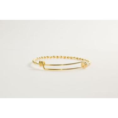 Imagem de Bracelete Cordão Baiano - Banhado a Ouro - Hainoã Semijoias 
