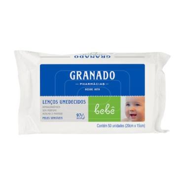 Imagem de Granado Lenço Bebê, Pele Sensível, 50 Unidades