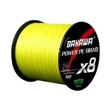 Imagem de Linha De Pesca Trançada Super Forte BAKAWA X8 PE 300M/500M 20LB-90LB M
