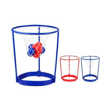 Imagem de Jogo De Basquete Com Arco Ajustável, Pacote Com 20 Bolas, Presente Div